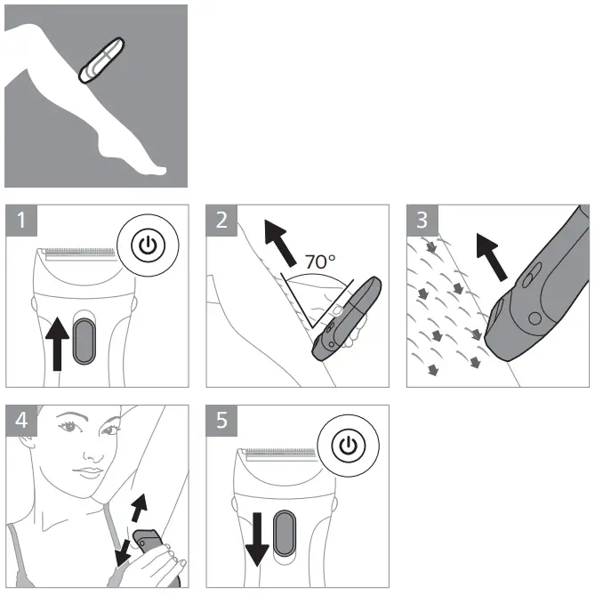 PHILIPS HP6341-00 SatinShave Essential Wet and Dry Electric Shaver-fig4