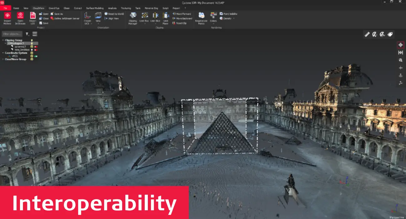 Leica Cyclone 3DR Software - Interoperability