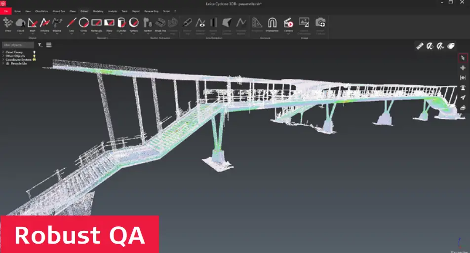 Leica Cyclone 3DR Software - Robust QA