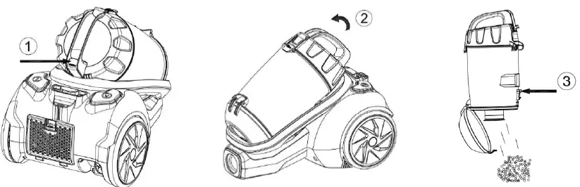 SAUBER V60 Multi Cyclone Vacuum Cleaner-3
