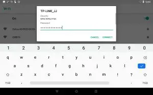 FIG 7 SETTING UP WIFI ON YOUR WALL MOUNTED TOUCH SCREEN