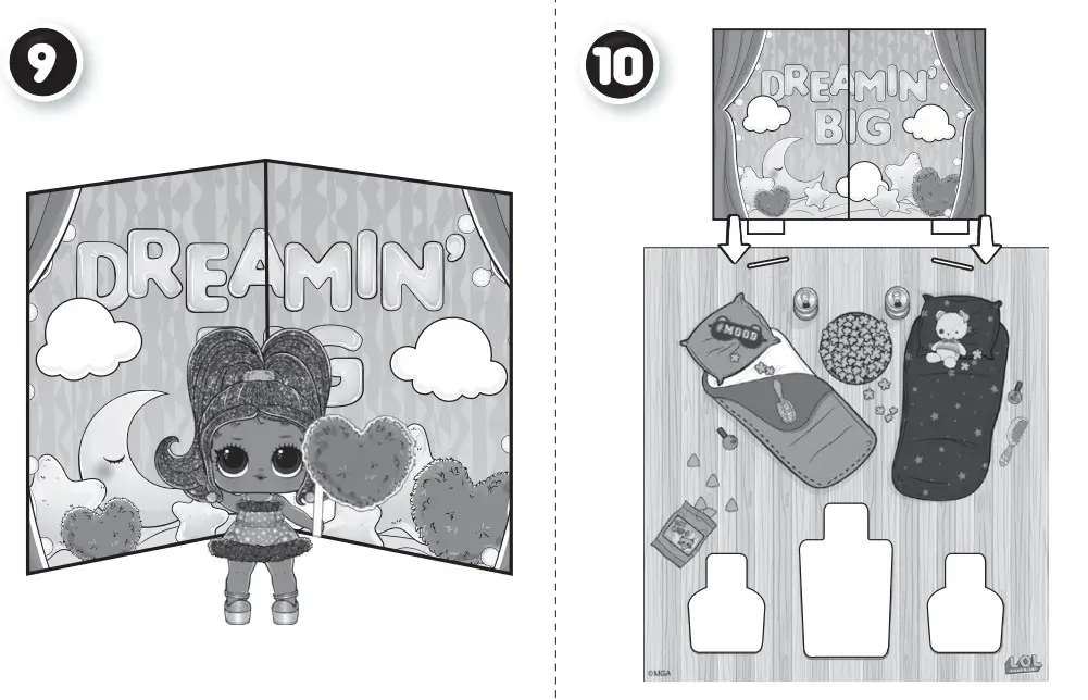 L O L SURPRISE 576419C3 Deluxe Present Surprise Series 2 Slumber Party Theme - Figure 6