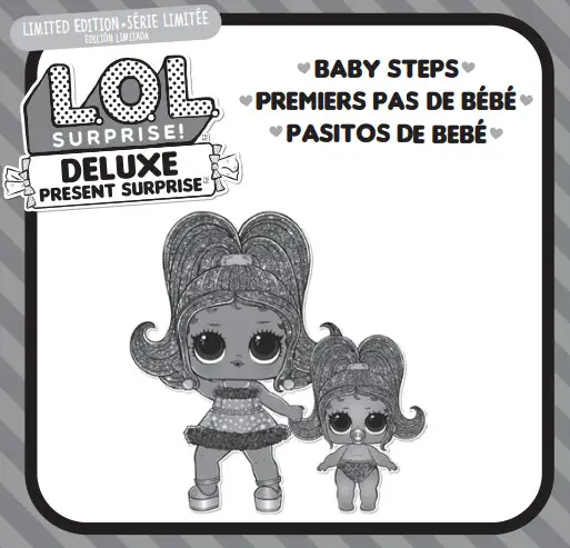 L O L SURPRISE 576419C3 Deluxe Present Surprise Series 2 Slumber Party Theme - Figure 7