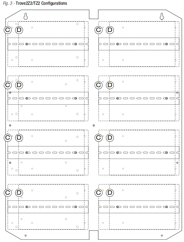 Altronix TROVE TZ2 Trove2Z2 Backplane -fig2