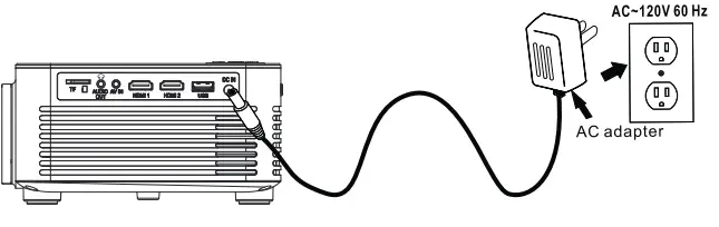 Sriaxnol Mini Projector Laptop TV Stick Xbox Speaker 15