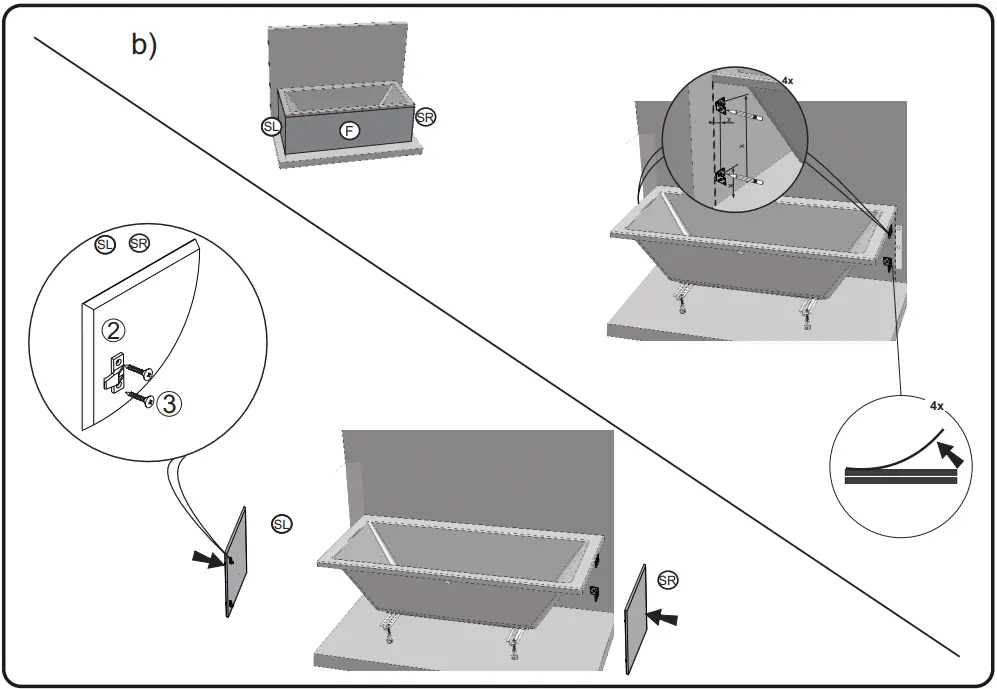 RAVAK X000001059 Panel for Bathtub - Fig 7