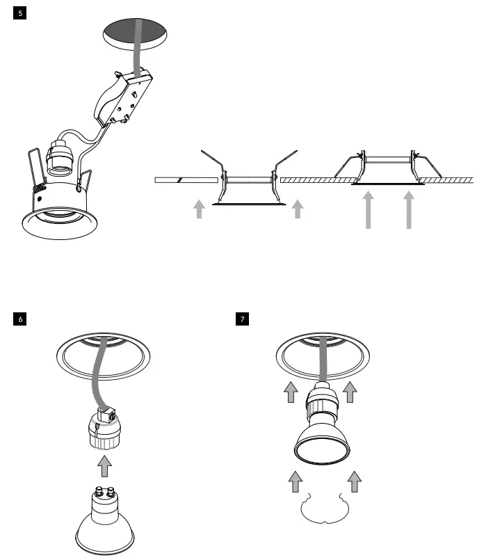 astro Minima Round Adjustable Dimmable Indoor Downlight - 4