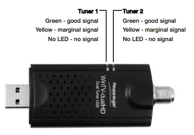 HAUPPAUGE PCG-35 Win TV-Dual HD Dual USB - Black - 1