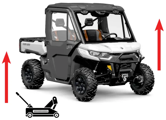 HL Cam Am Defender 1000 8 Inch Dual Idler Portable Kit - fig 1