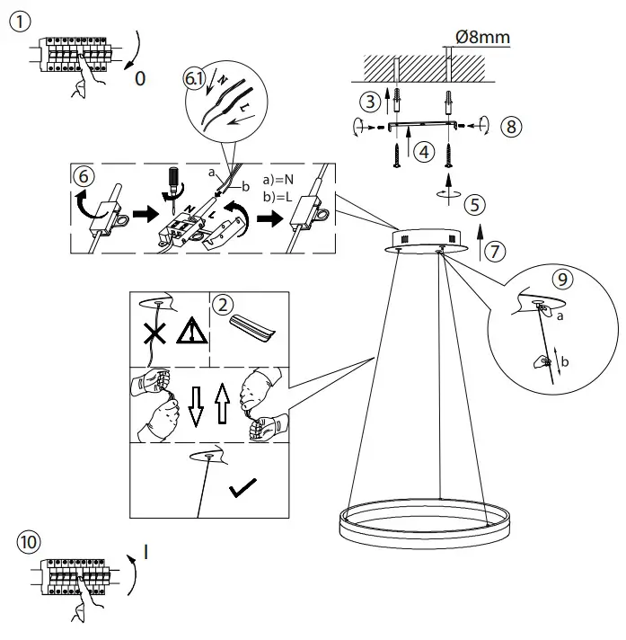 Paul Neuhaus 836284 Q VITO LED Pendant Light - 3