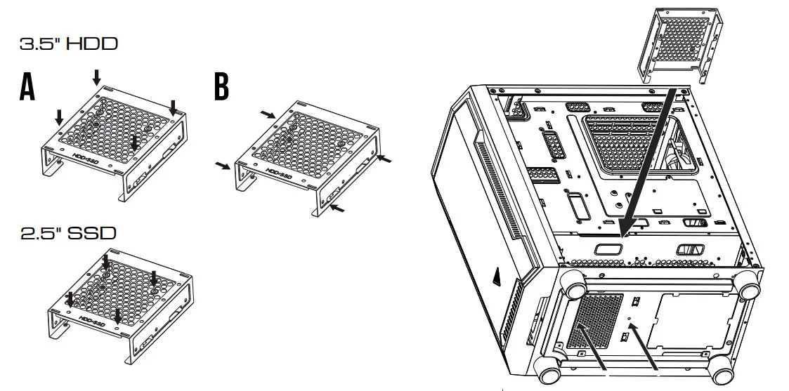 GAMDIAS ATHENA M6 Mid Tower Case - Figure 5