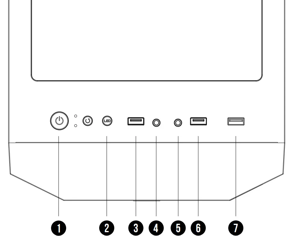 GAMDIAS ATHENA M6 Mid Tower Case - Figure 8
