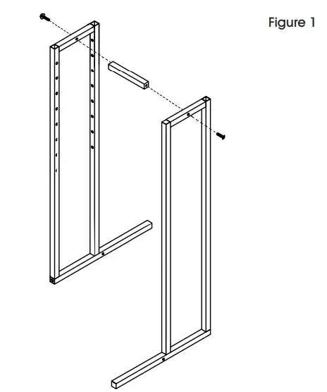 ULINE H-3787 4 Way Slanted Arm - fig 1