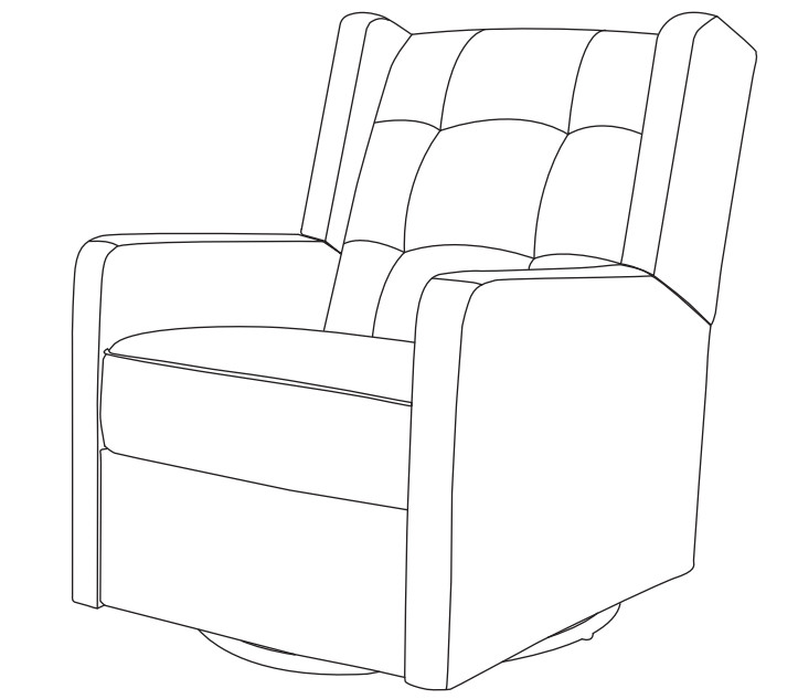 franklin ben Austen Recliner Swivel Glider