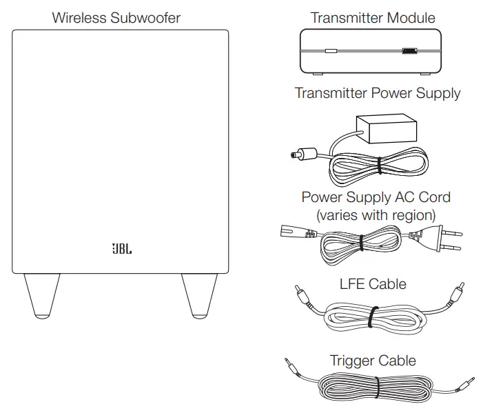 JBL SUB80P Wireless Powered Subwoofer - fig