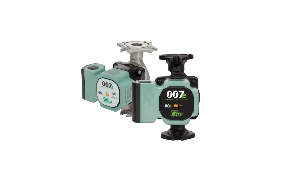 Taco Comfort 007e Ecm High Efficiency Circulator Instruction Manual