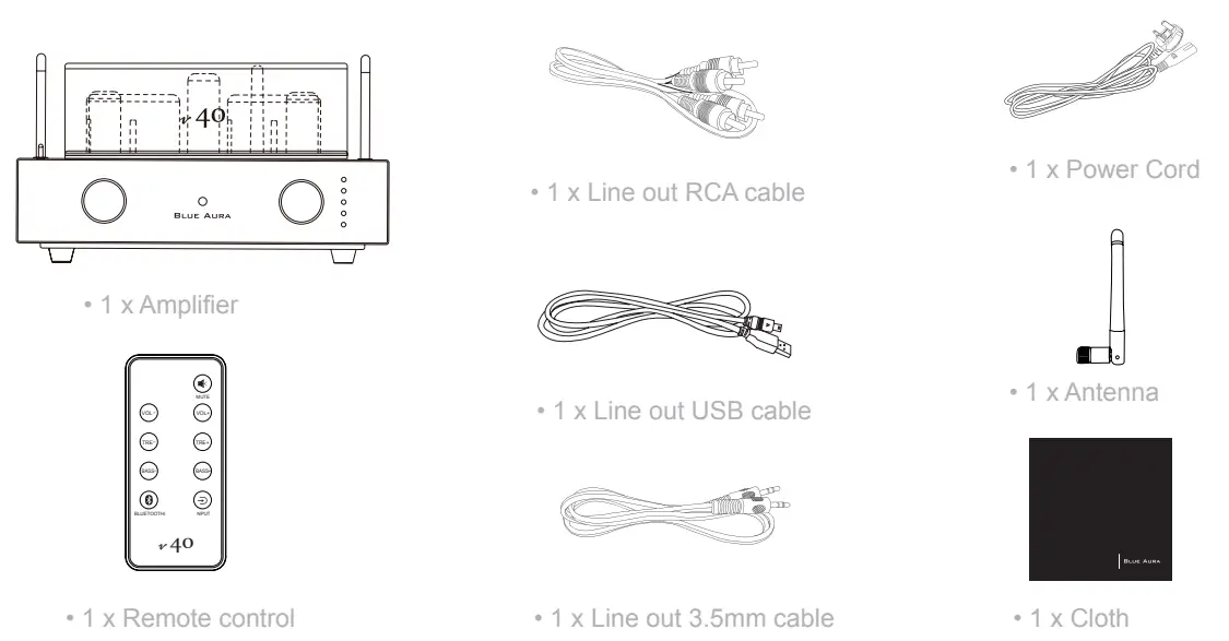 BLUE AURA v40 Blackline Amplifier fig 11