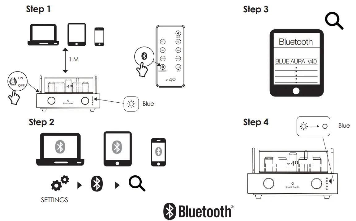 BLUE AURA v40 Blackline Amplifier fig 7