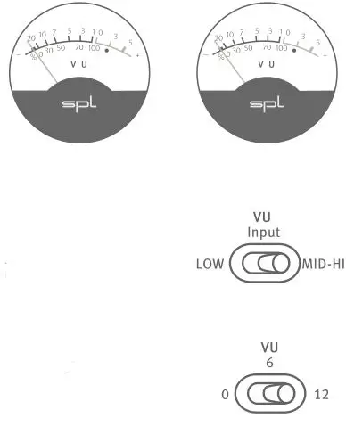 spl Professional Fidelity Crossover Active Analog 2-Way Crossover - VU Meters