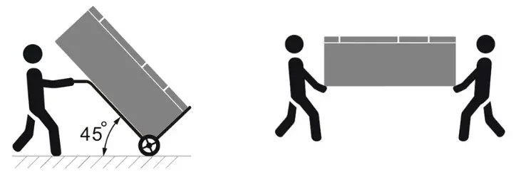 PREMIUM LEVELLA PRFIM1256DXPRFIM1257DX Ice Maker Freezer Refrigerator - Transportation and Placement 1