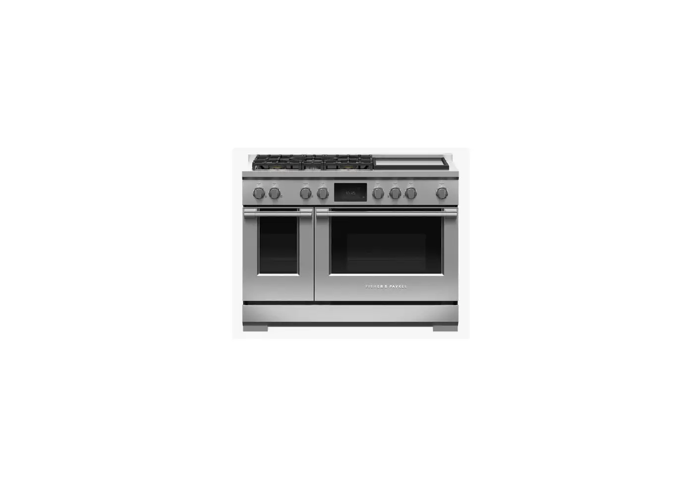 Fisher Paykel Rdv3-485gd-l 48 Inch Lpg Selfcleaning Dual Fuel Range User Guide