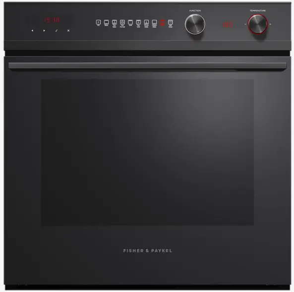 FISHER   PAYKEL OB60SD9PB1 Oven, 60cm, 9 Function, Selfcleaning