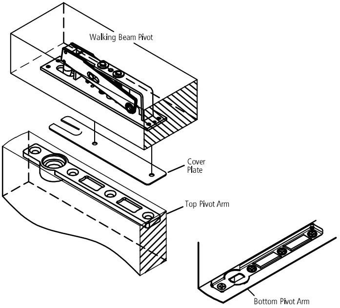 allgood FI9231 Hardware Commander Floor Spring Mechanism - Figure 11