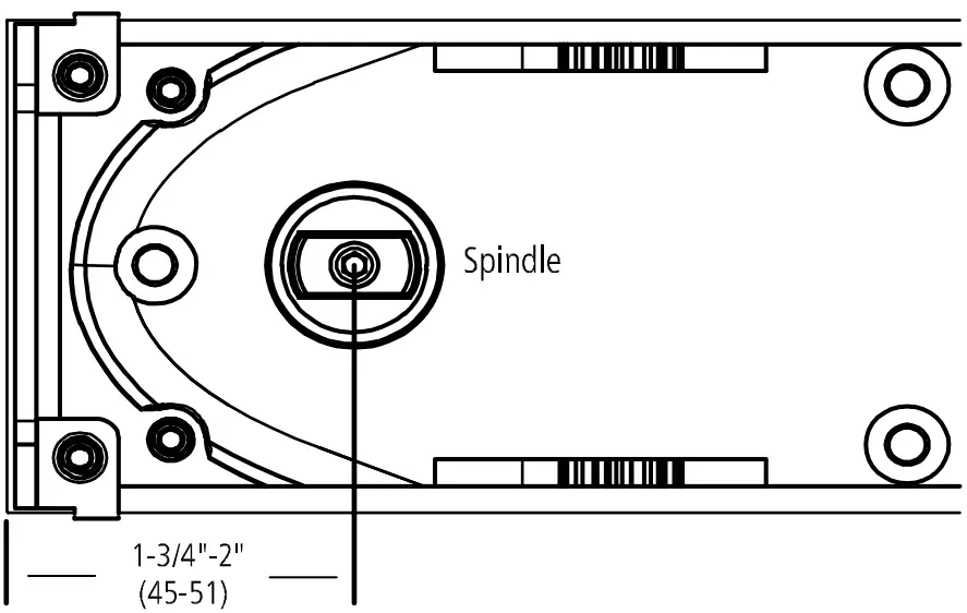 allgood FI9231 Hardware Commander Floor Spring Mechanism - Figure 8