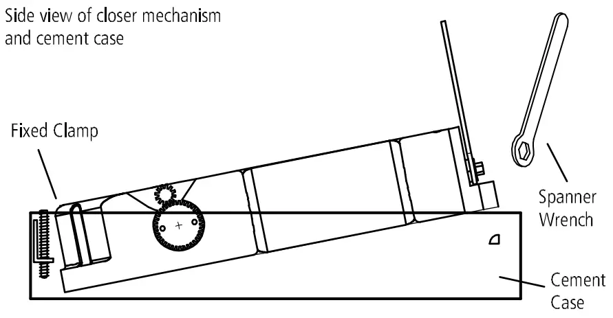 allgood FI9231 Hardware Commander Floor Spring Mechanism - Figure 9