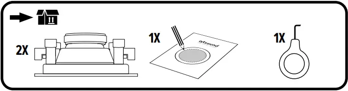 artsound MDC401, MDC501, MDC620 Basic Inwall Loudspeaker 03