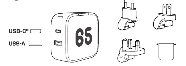 Infinity-LAB-in02ba-Instant-Charger-65W-2-USB-1