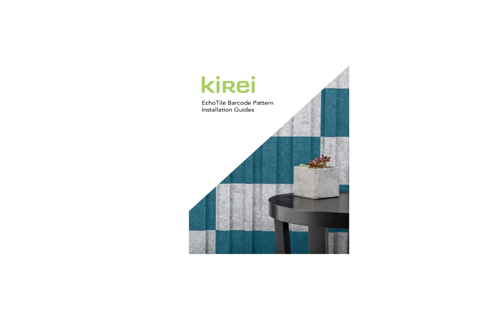 Kirei Dtc-bbscs Echotile Barcode Pattern Installation Guide