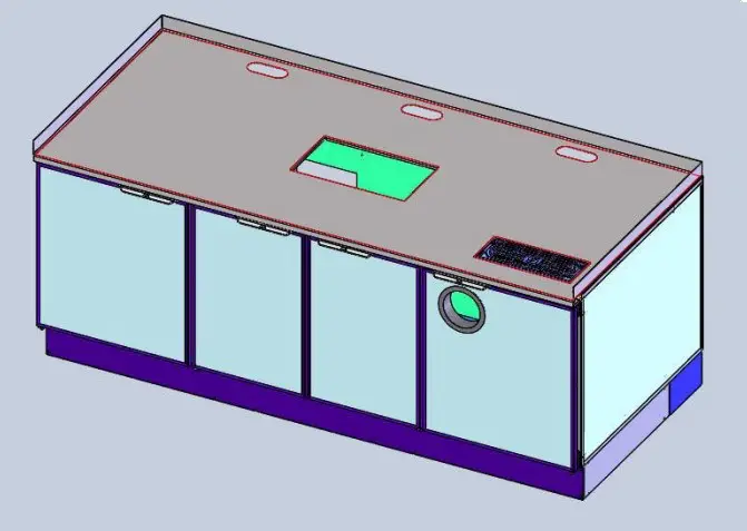 Duke Beverage Surround Hinged Front