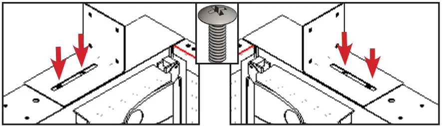 Tighten the Top Wall Screws