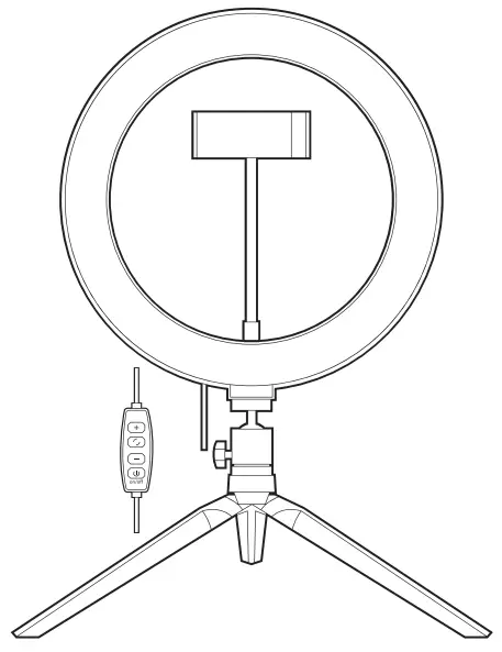 KROM-KIGHT-25-cm-Adjustable-LED-Ring-Spot-fig-1