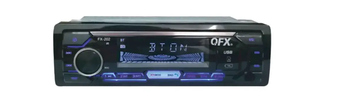 Qfx Fx-202 Car Stereo Bluetooth Am-fm Radio Mp3 Player Instruction Manual Qfx Fx-202 Car Stereo Bluetooth Am-fm Radio Mp3 Player Instruction Manual