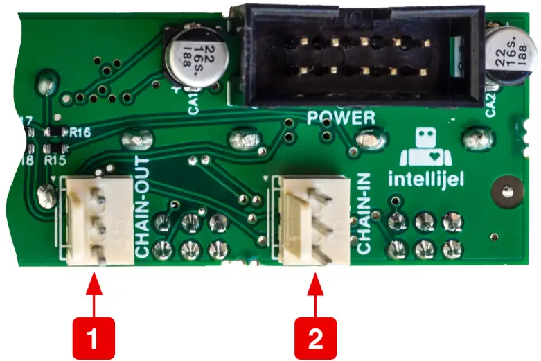 intellijel Stereo Mixer 1U Chainable Mono or Stereo Audio Utility Mixer - BACK PANEL