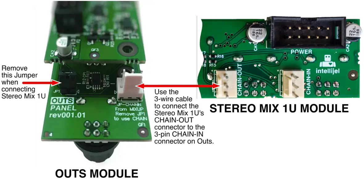 intellijel Stereo Mixer 1U Chainable Mono or Stereo Audio Utility Mixer - Figure 11
