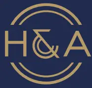 H A logo