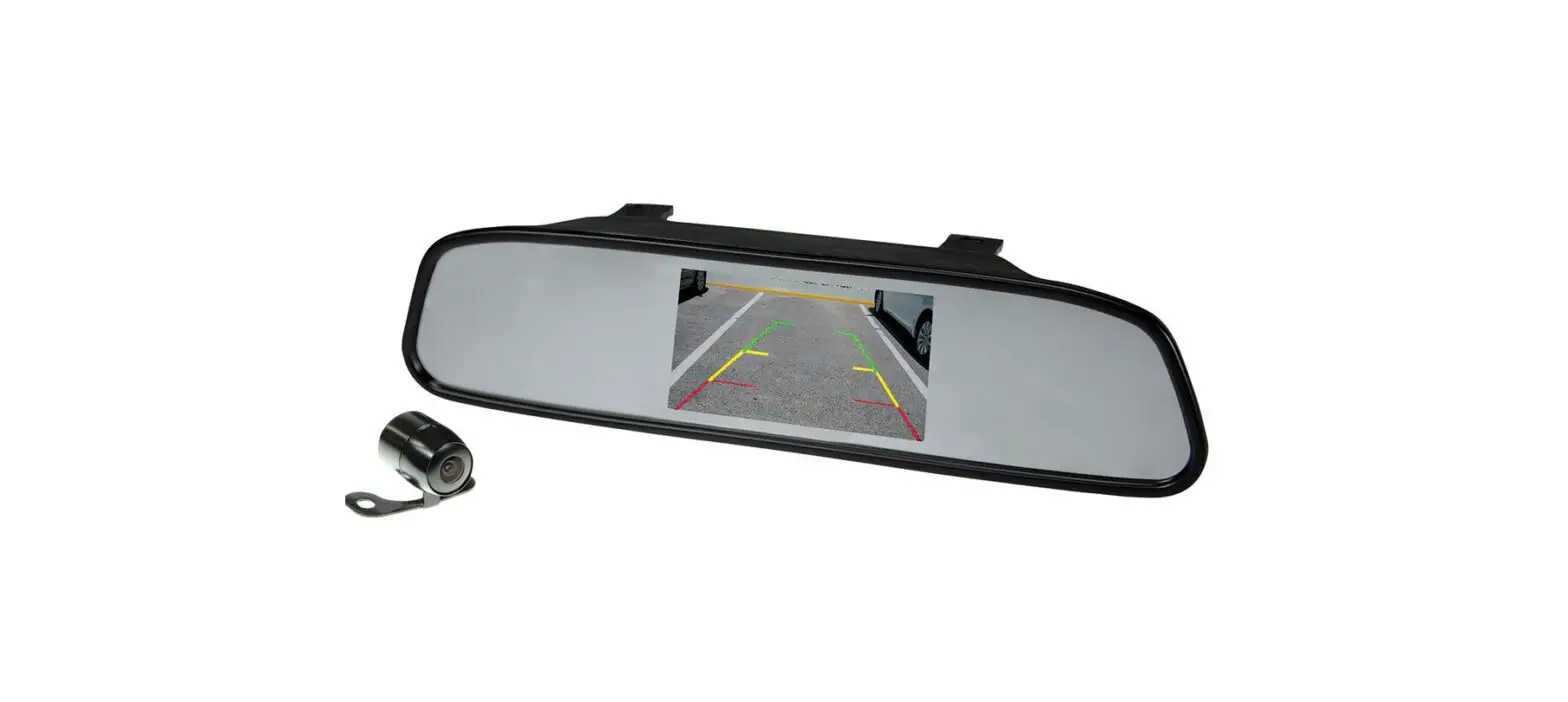 Sca 385508 4.3 Inch Mirror Mounted Reversing Camera System Instruction Manual