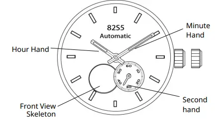 MIYOTA-Caliber-82S5-Automatic-Movement-Watch-fig-1