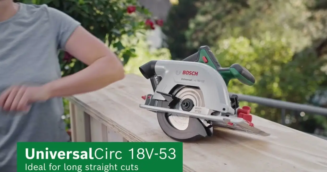 Bosch 18v-53 Universalcirc Cordless Circular Saw Instruction Manual