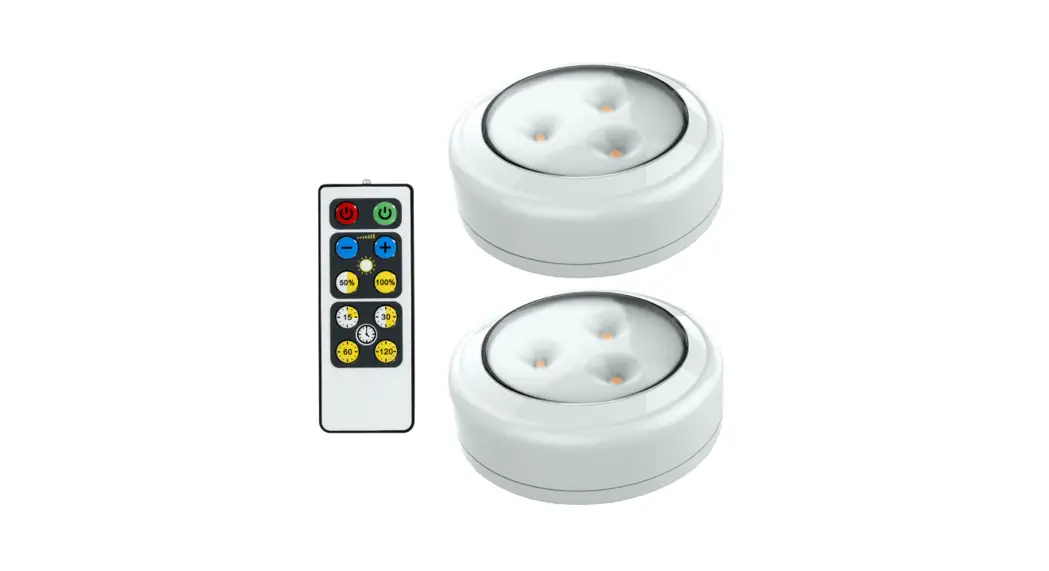 Shine White Series Wireless Remote Led Puck Light Set Instruction Manual