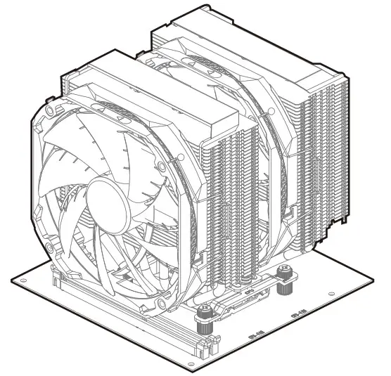 DEEPCOOL Assassin III Heatpipe Cooler - intel 12