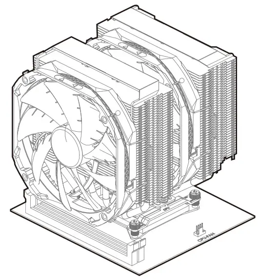 DEEPCOOL Assassin III Heatpipe Cooler - intel 30