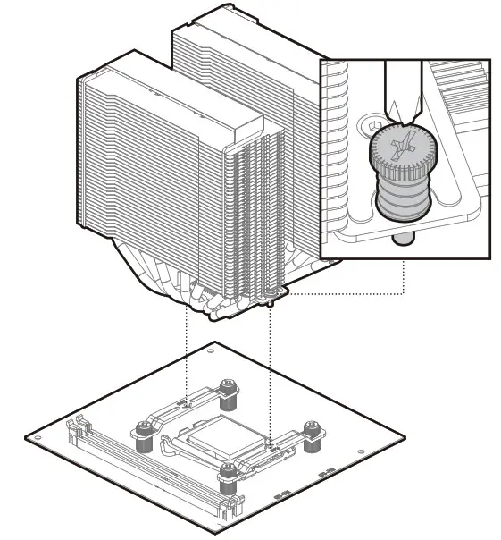 DEEPCOOL Assassin III Heatpipe Cooler - intel 9