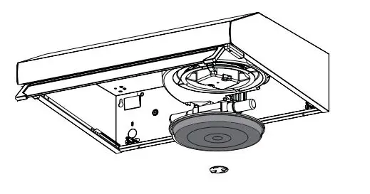beko HNS61210W Kitchen Hood - Changing of Carbon Filter (Air Circulation Mode)