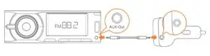 connect a 3.5 mm AUX cable