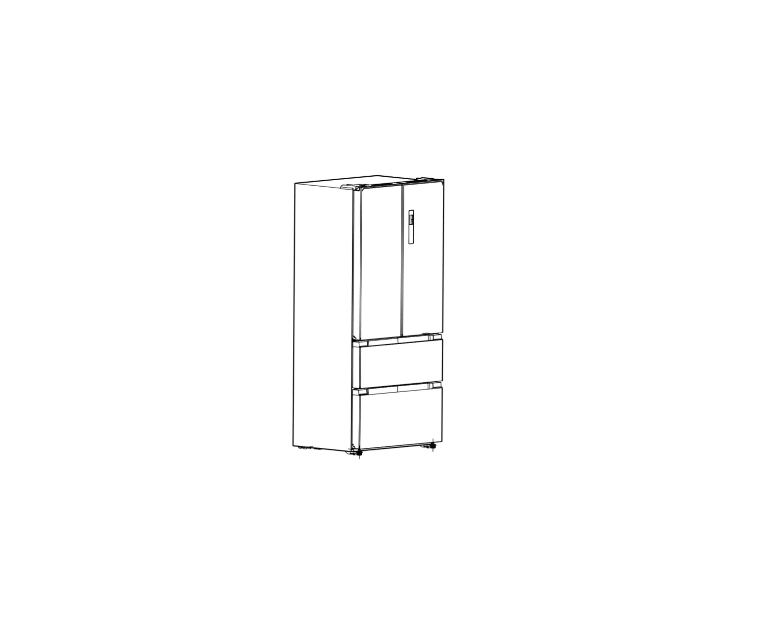 Ikea Vinterkall - French Door Fridge Freezer Instructions