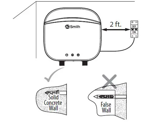 AO Smith ZIP Digital Tankless Water Heaters fig6